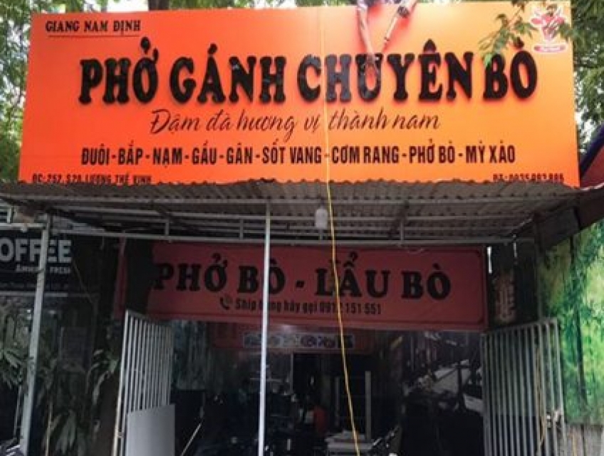 Đơn vị làm bảng hiệu quán ăn đẹp rẻ nhất Tphcm