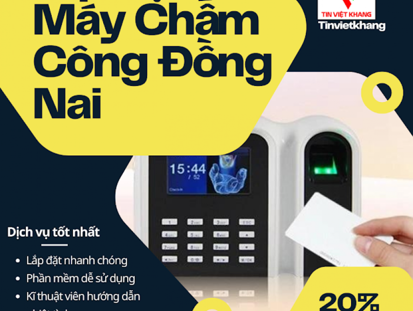 Lắp máy chấm công khuôn mặt vân tay Đồng Nai - 0918025685 Hiếu