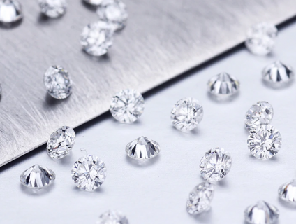 Đá Moissanite tấm 1mm, 1.5mm, 2mm nước D, siêu sạch FL