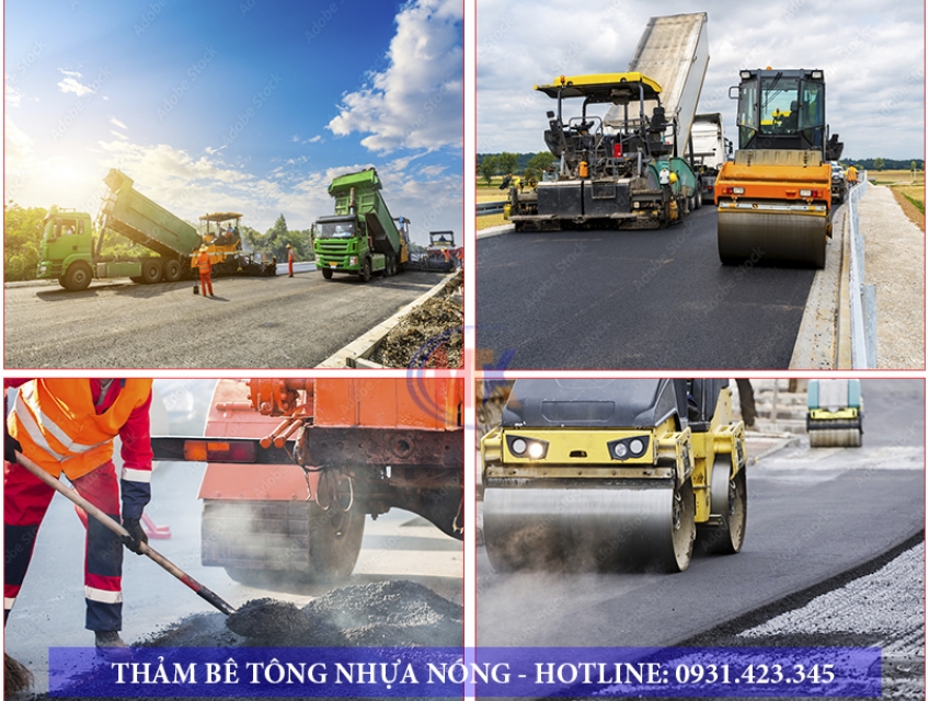 Thi Công Thảm Bê Tông nhựa Nóng Asphalt Uy Tín Tại TPHCM