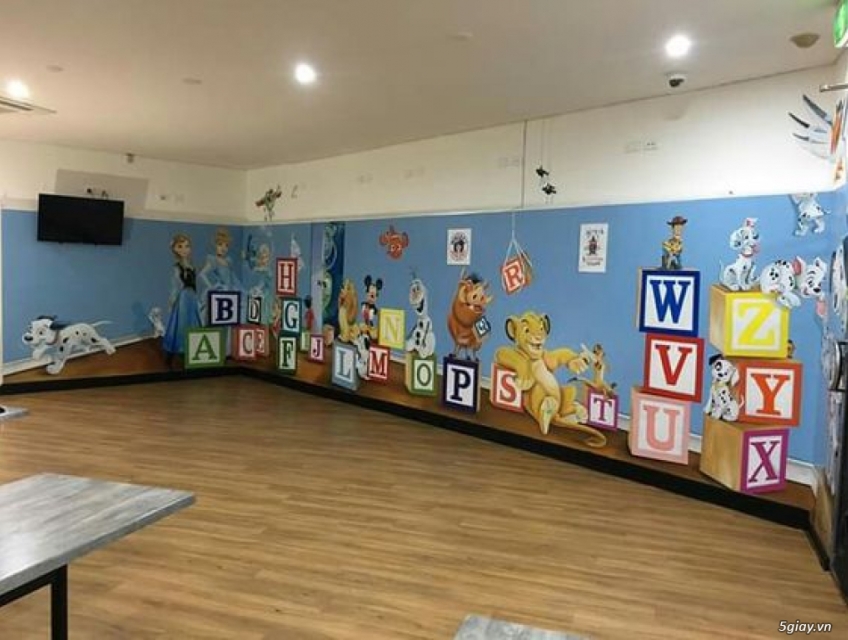 Vẽ tranh tường 3d giá rẻ