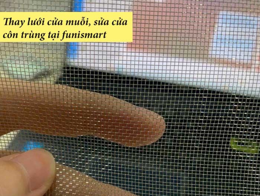 THAY LƯỚI CHỐNG MUỖI CÔN TRÙNG TẠI NHÀ CHỈ TỪ 350K