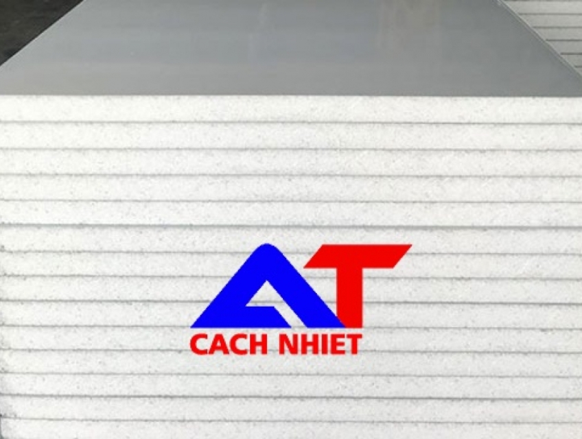Tấm panel vách ngăn cách nhiệt xốp dày 50mm tôn dày 0.35mm