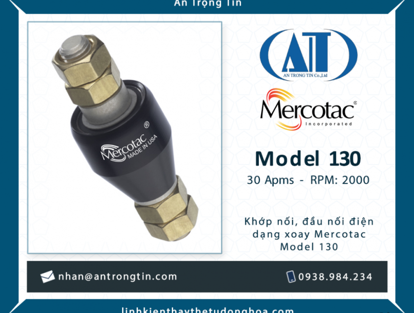 Mercotac: Đầu nối điện dạng xoay tiên tiến cho máy móc công nghiệp