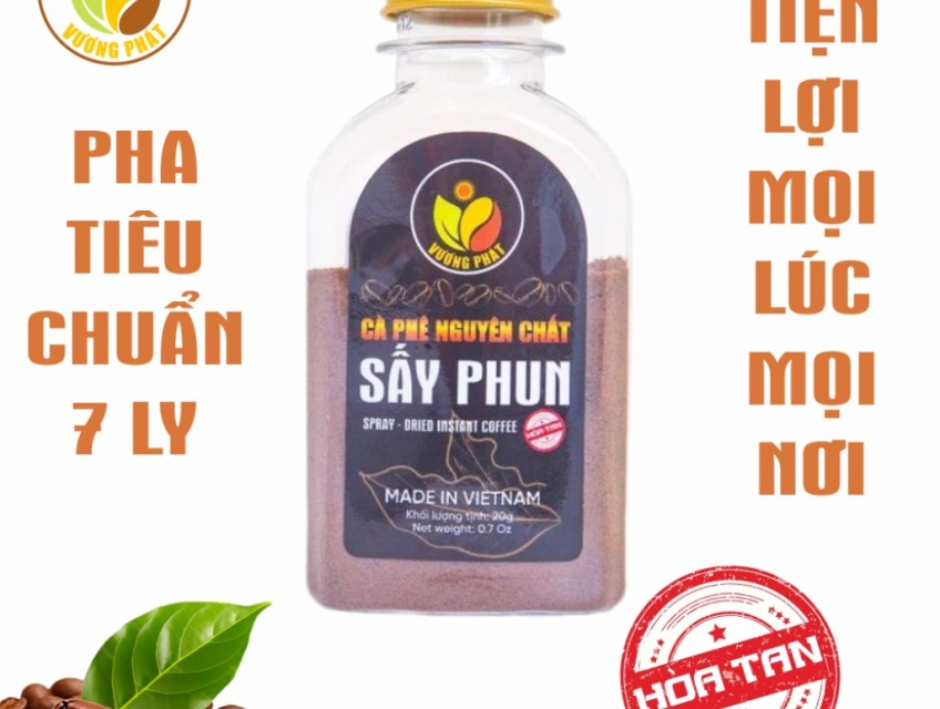 Cà phê sấy lạnh nguyên chất hòa tan