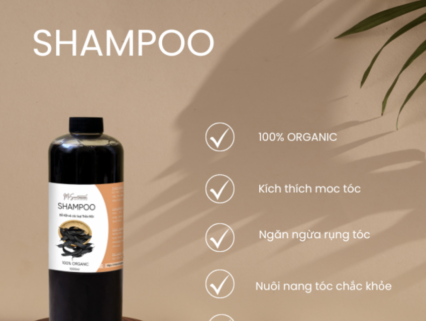 Dầu Gội Bồ Kết Thảo Dược 1000ml Với 7 Thành Phần Thảo Mộc