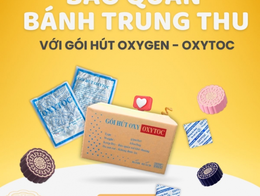 Gói chống ẩm mốc cho bánh Trung Thu