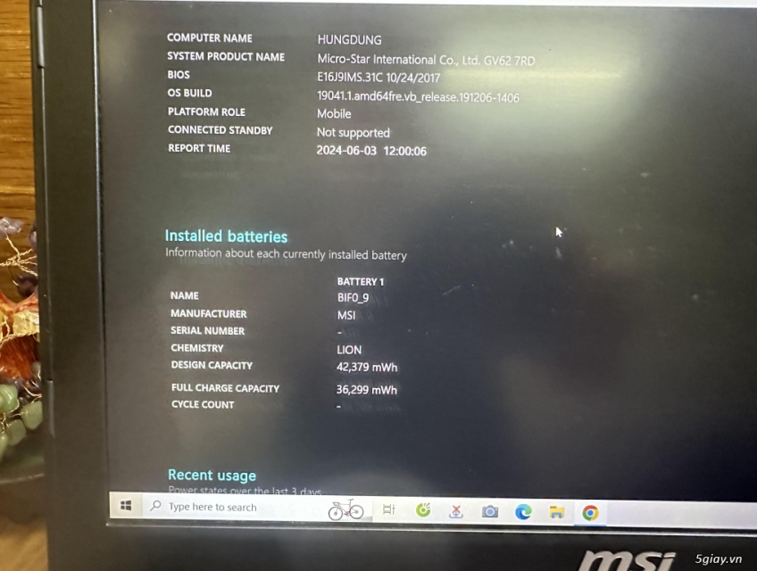 Gaming MSI - Core i7 - VGA Nvidia GTX 4GB