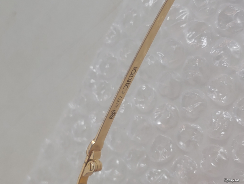 Kính mát Vonzipper cổ gọng mạ vàng tròng zin đẹp