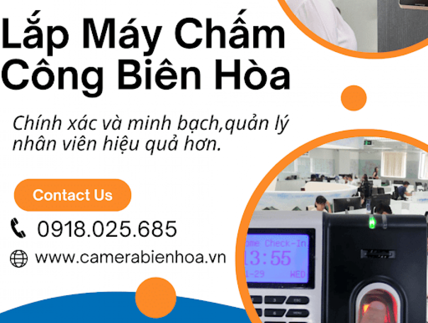 Máy Chấm Công Biên HÒa Giá Tốt  - 0918025685 Hiếu