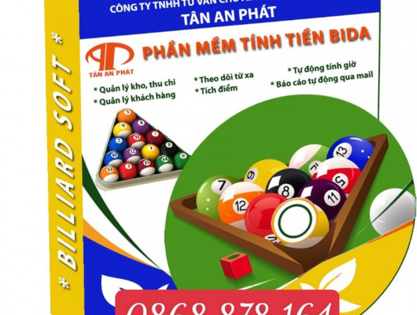 Phần mềm quản lý-tính tiền cho quán bida giá rẻ