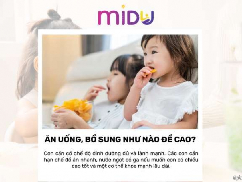 Bí quyết giúp bé 2 tuổi "phổng phao" nhờ thực phẩm tăng chiều cao