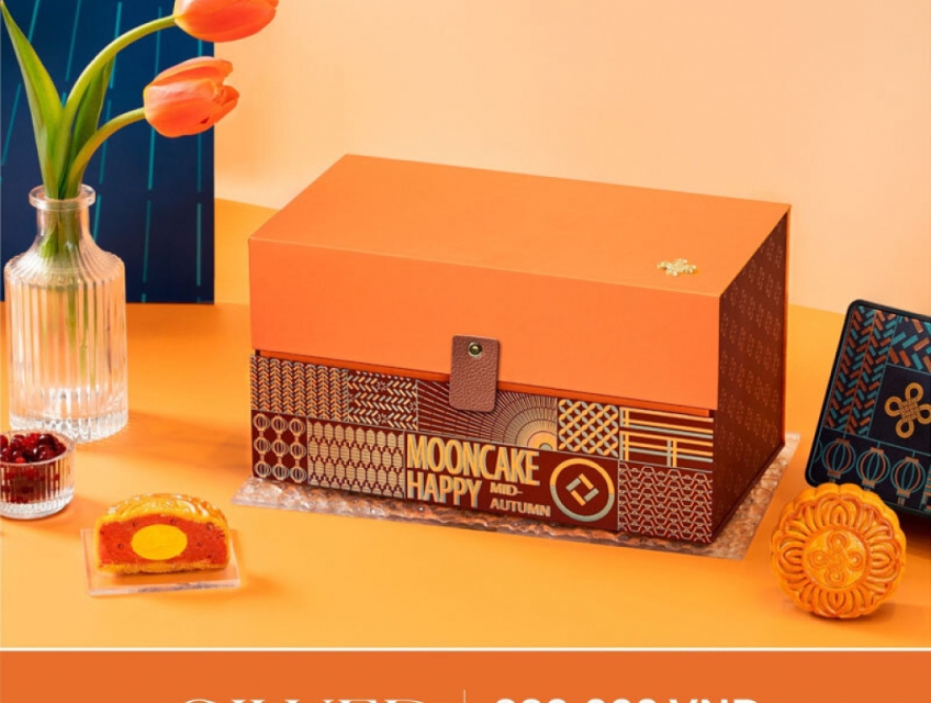 Bánh trung thu khách sạn Daewoo hộp 4 bánh nướng