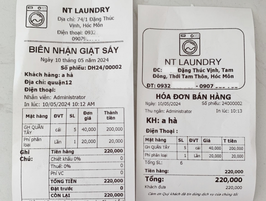 Phần mềm quản lý cửa hàng giặt ủi chuyên dùng-0868.878.164