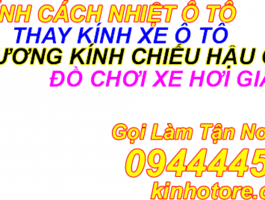 Dán phim cách nhiệt chống nóng xe oto giá rẻ, làm tận nơi HCM