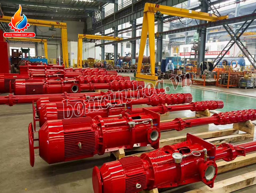 Máy bơm chữa cháy cứu hỏa tuabin trục đứng