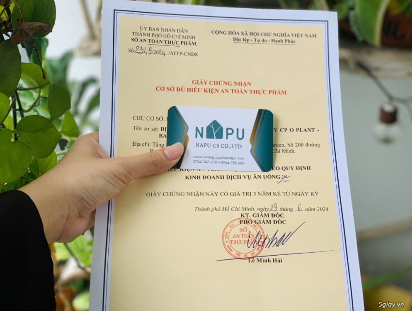 Đăng ký giấy phép an toàn thực phẩm cho quán ăn