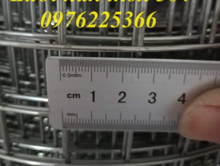 Lưới hàn inox 304 ô 3.5cm dày 2.5ly