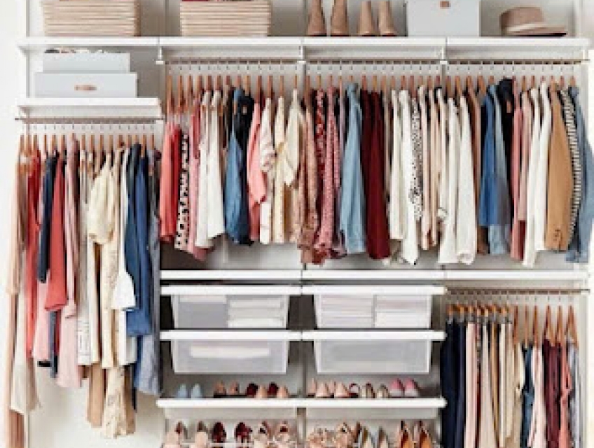 Bộ kệ quần áo AMD – góc “trưng bày thời trang cá nhân” ngay trong phòn