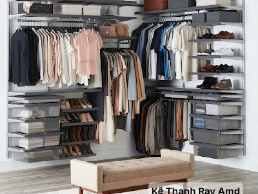 Bộ kệ quần áo AMD – Giải pháp cho bạn khi Bất lực giữa đống đồ ngổn
