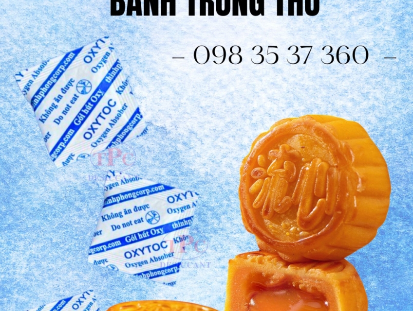 Rộn ràng mùa bánh trung thu với gói hút oxy