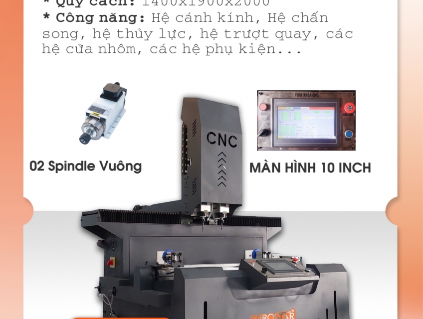MÁY KHOÉT KHÓA CNC K1400