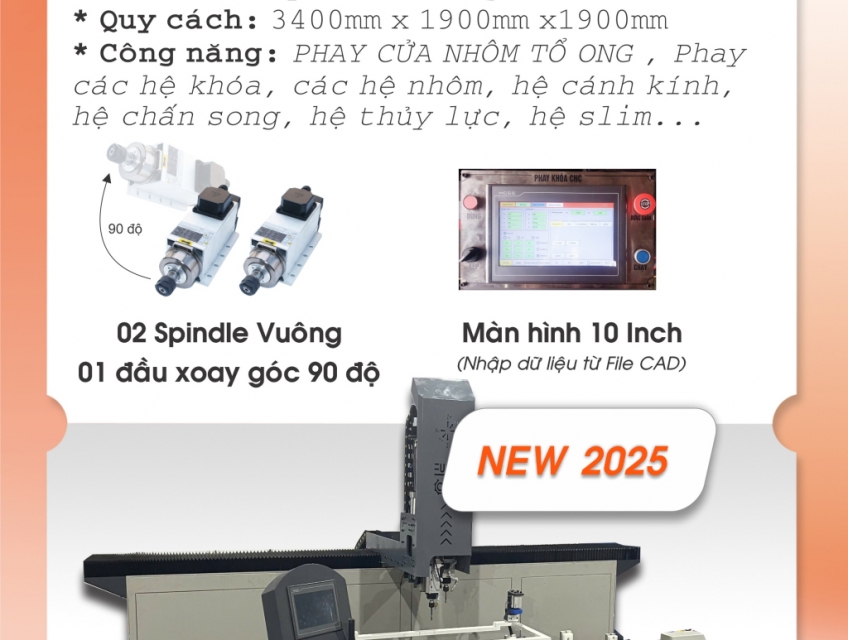 MÁY KHOÉT KHÓA 2 ĐẦU XPRO K3400