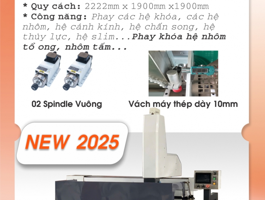 MÁY KHOÉT KHÓA NHÔM V2222