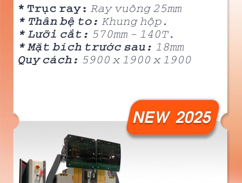 MÁY CẮT NHÔM CNC LƯỠI 570