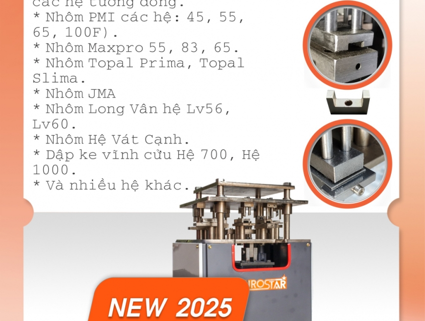 MÁY DẬP KE VĨNH CỬU ĐA NĂNG