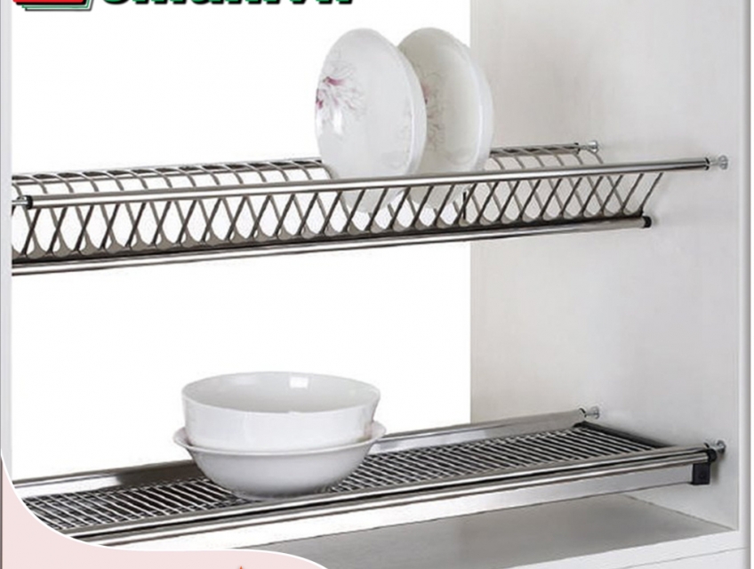 GIÁ BÁT ĐĨA CỐ ĐỊNH 2 TẦNG