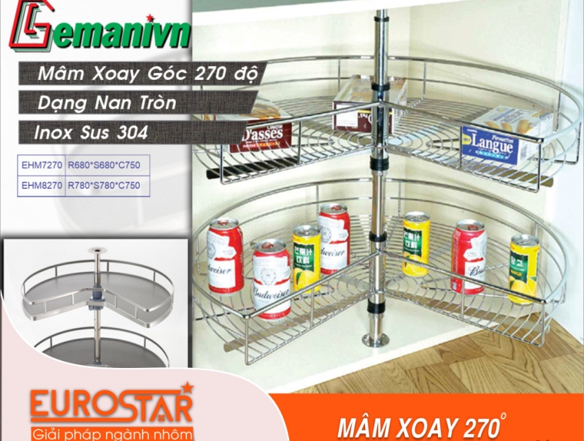 MÂM XOAY GÓC 270°