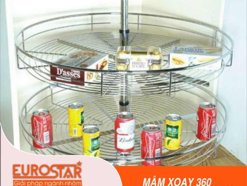 MÂM XOAY GÓC 360°