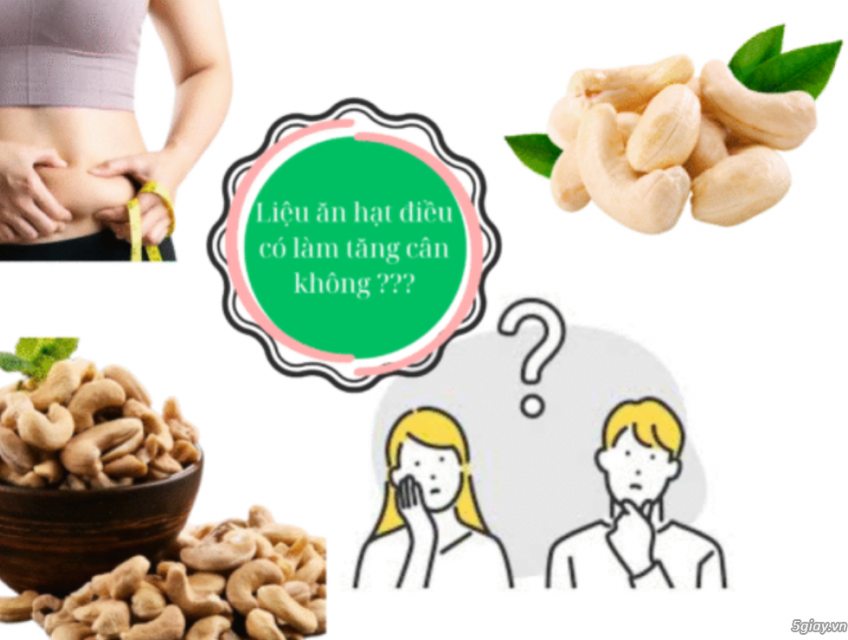 Hạt điều: Ăn vào có tăng cân không? Sự thật về calo và mẹo ăn không l