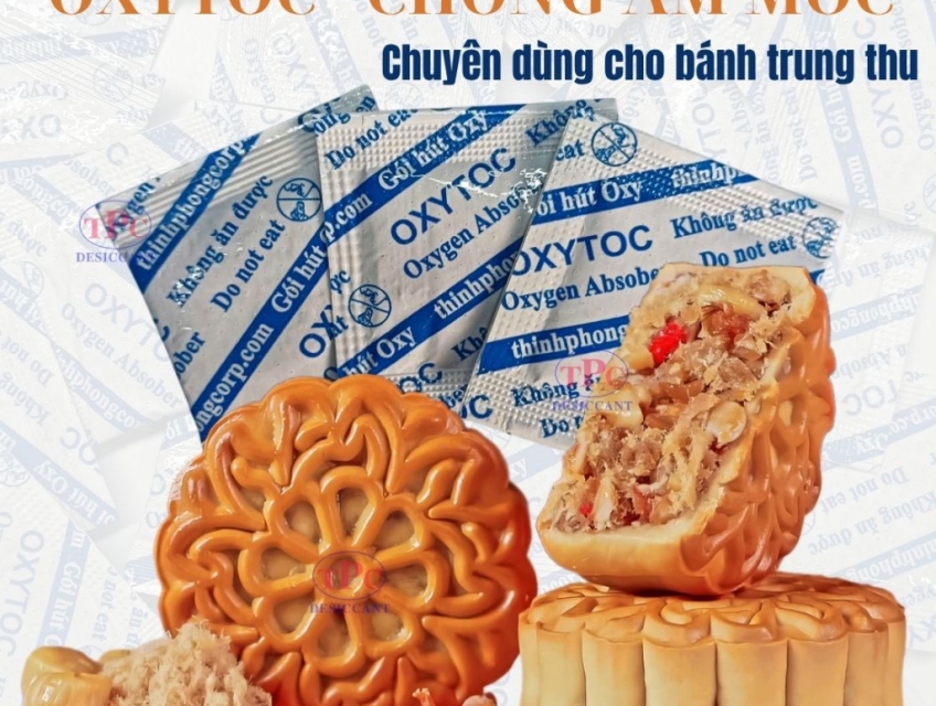 Gói hút khí oxy - bảo quản bánh trung thu an toàn