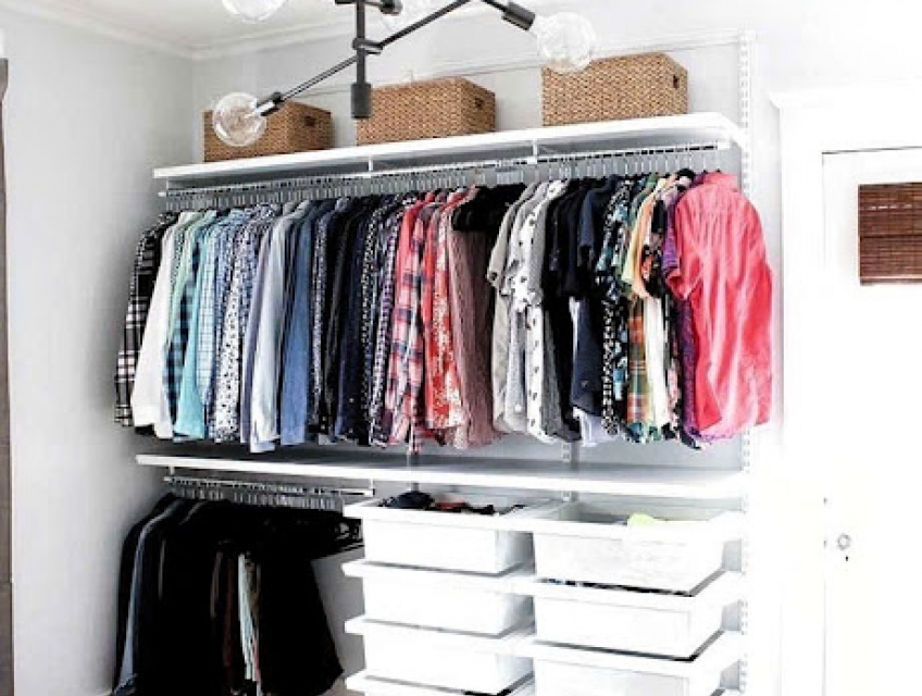 Vợ thích sắm đồ không phải là vấn đề...nếu trong nhà có bộ kệ quần áo