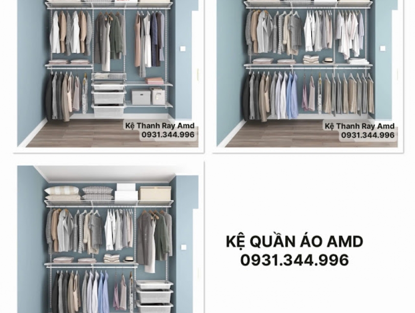 Bộ kệ quần áo AMD – Gọn gàng góc phòng, chuẩn chỉnh không gian sống