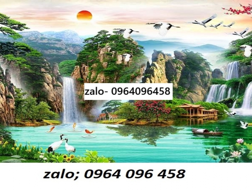Tranh gạch 3d ốp tường tranh phong cảnh - CXV44