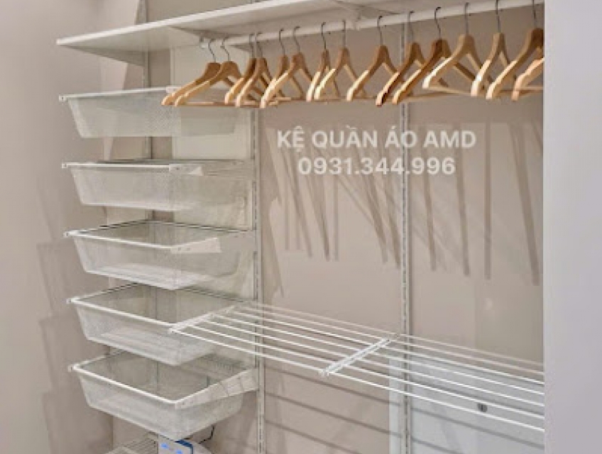 BỘ KỆ QUẦN ÁO AMD – ĐẸP, CHẮC, HIỆN ĐẠI, HỢP MỌI KHÔNG GIAN