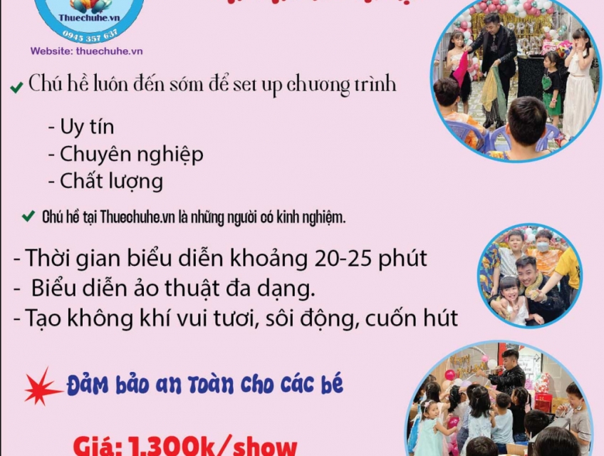 Giải đáp thắc mắc khi thuê dịch vụ chú hề