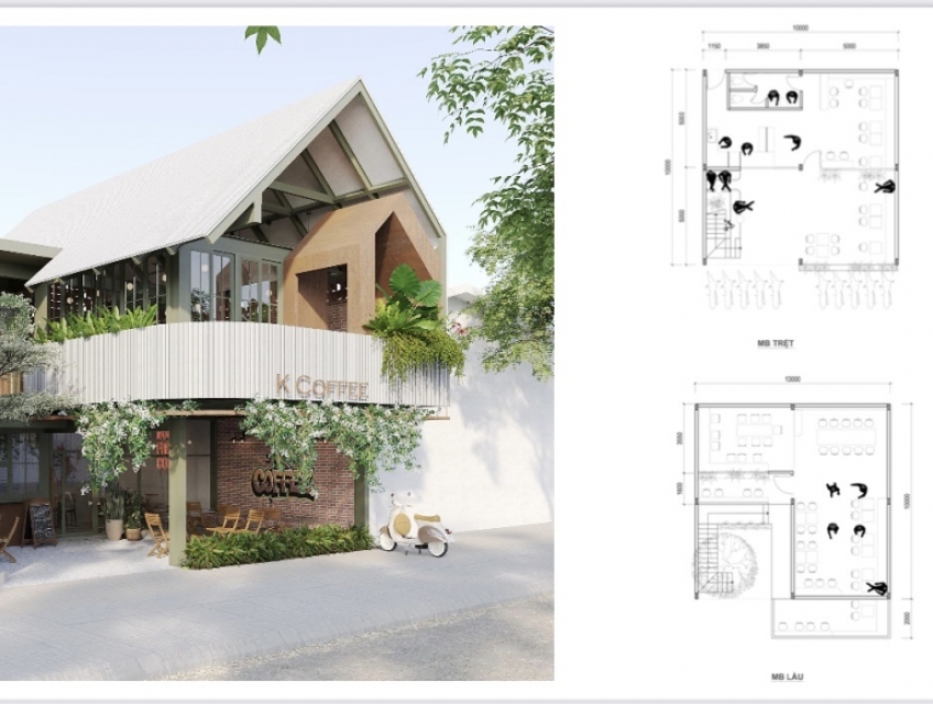 THIẾT KẾ – THI CÔNG QUÁN CAFE TIỀN CHẾ TRỌN GÓI – NHANH CHÓNG  UY TÍN