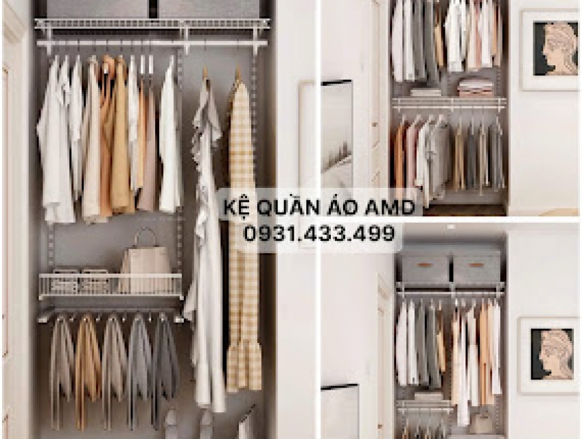 Bộ kệ quần áo AMD – Khi căn phòng không chỉ là nơi ở, mà là không gian