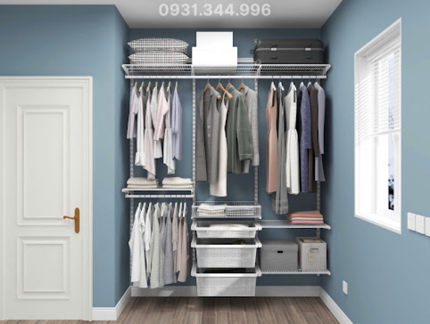 Bộ kệ quần áo AMD – Giải pháp lưu trữ cho mọi kiểu không gian