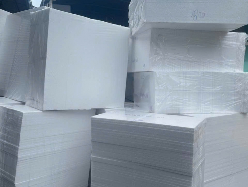 Tấm xốp eps T8kg chèn lót hàng hóa cắt theo yêu cầu giá tốt