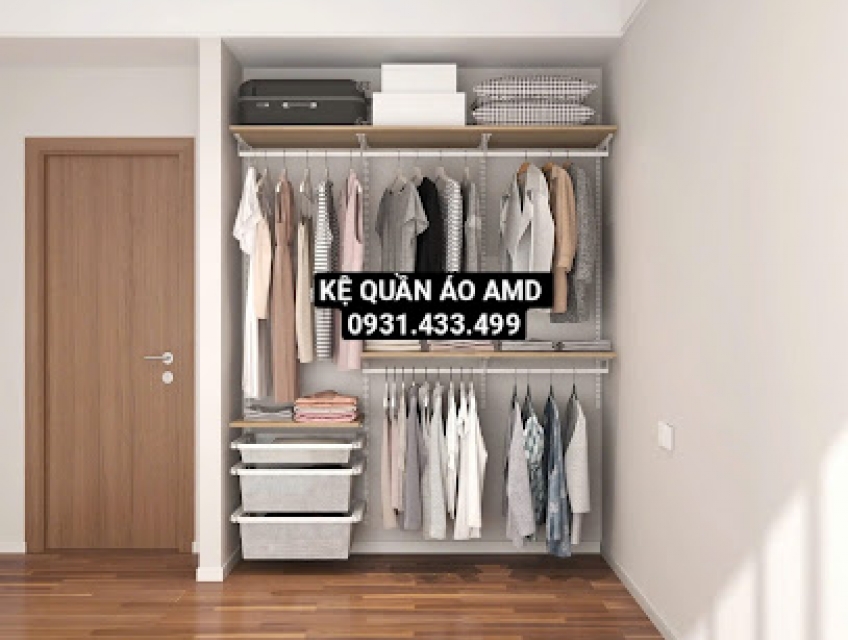 BỘ KỆ QUẦN ÁO AMD – 5 TRONG 1