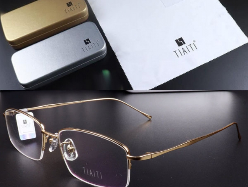 Địa chỉ bán gọng kính titanium nguyên khối chính hãng cực đẹp giá chỉ