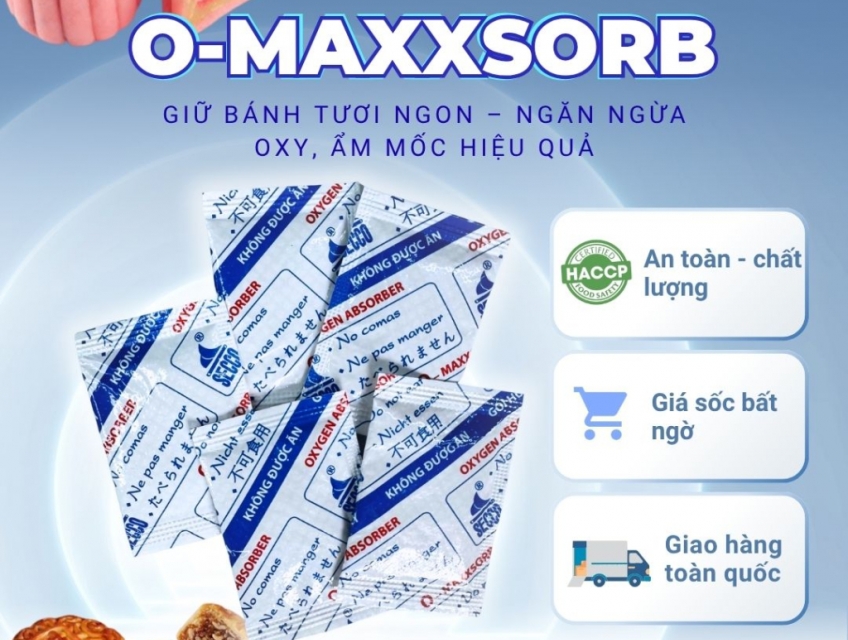 Mẹo sử dụng gói hút oxy bảo quản bánh trung thu