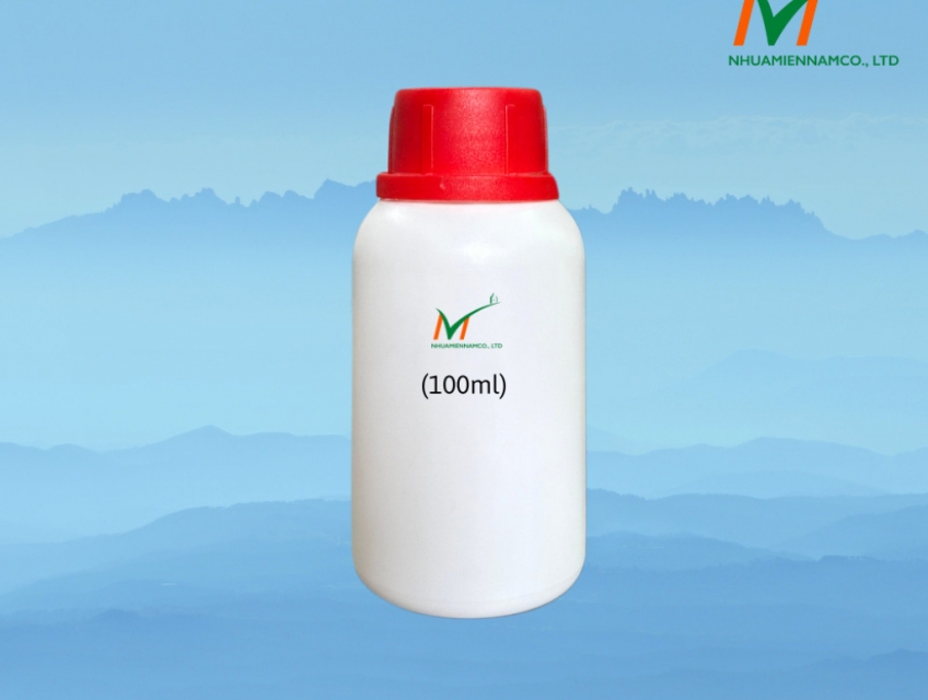 Chai nhựa hdpe 100ml tròn đựng phân bón, thuốc bảo vệ thực vật