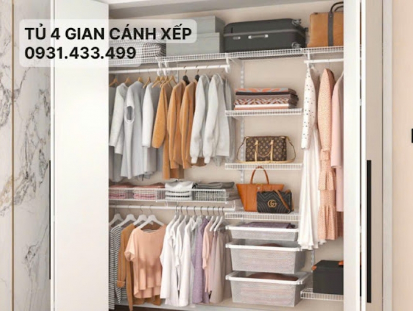 Bộ kệ quần áo AMD – Một góc thay đồ gọn gàng, đủ dùng, dễ chọn
