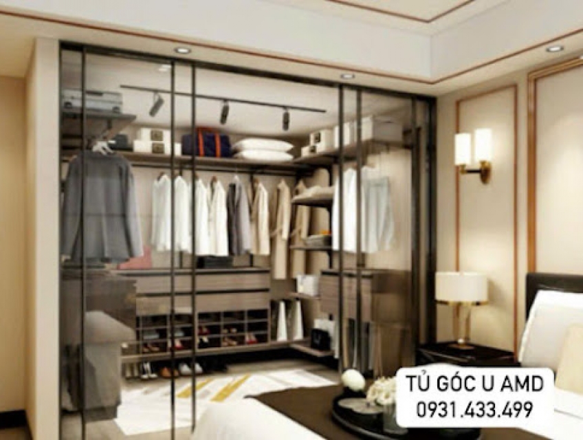 Bộ kệ quần áo AMD lấy cảm hứng từ sự tối giản, sang trọng của phong cá